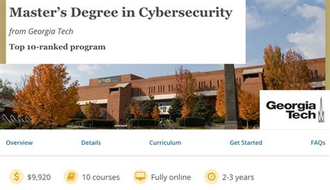 Insights On Georgia Tech S Master S Degree In Cybersecurity On Edx Org