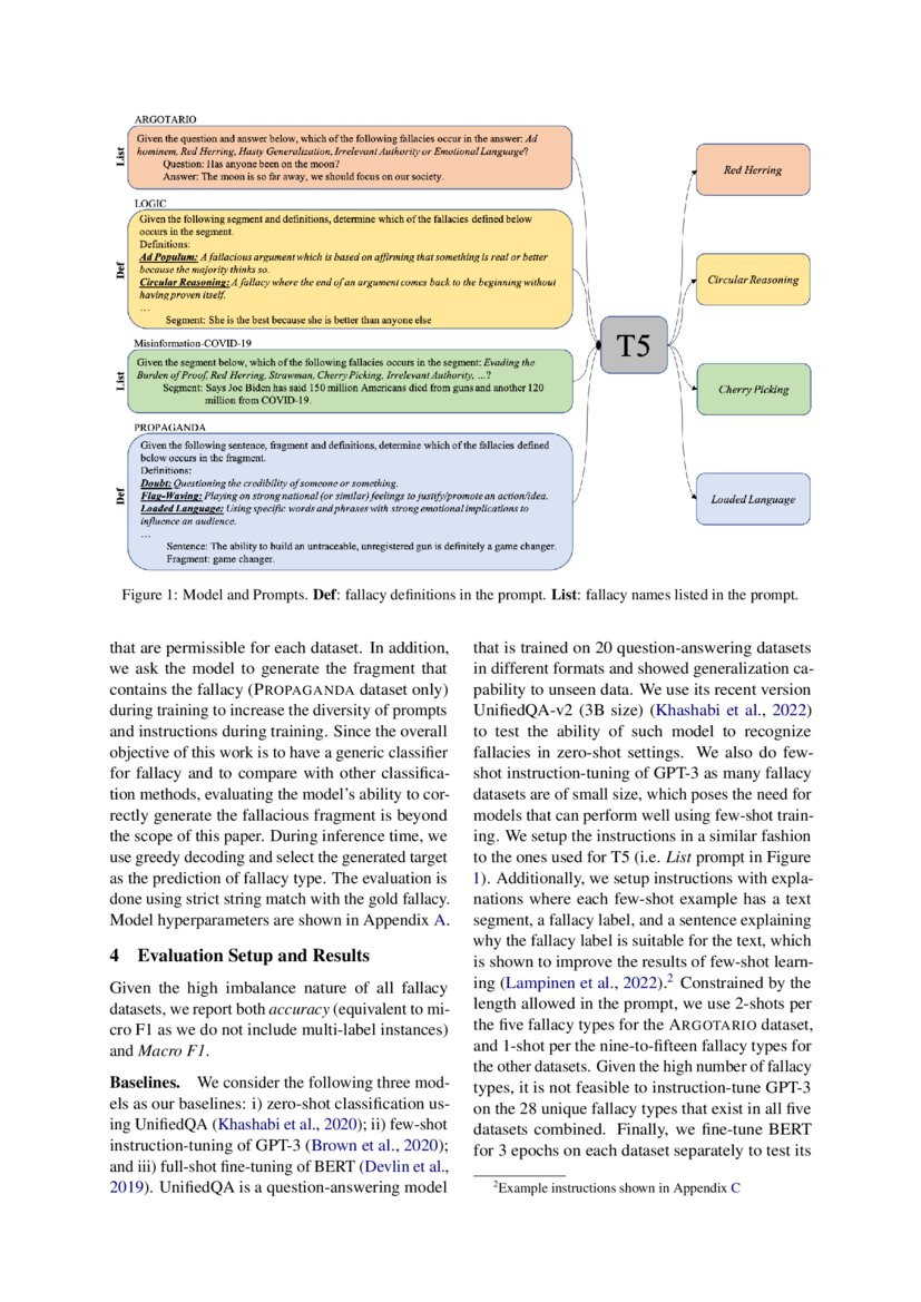 Instruction Based Prompting