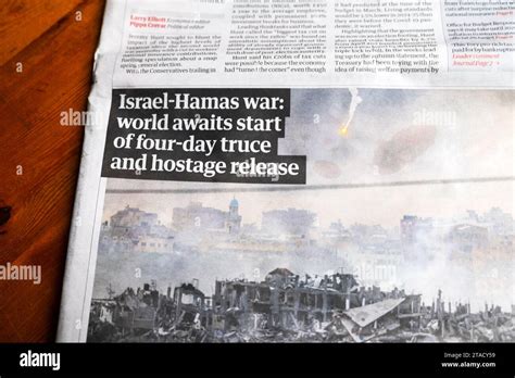 Israel Hamas War World Awaits Start Of Four Day Truce And Hostage