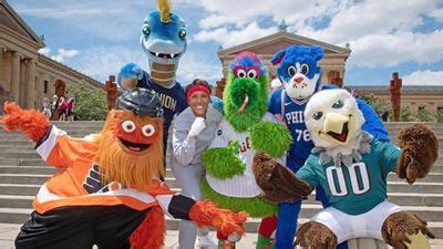 It Was National Mascot Day Watch Philly S Faves Fast Philly Sports