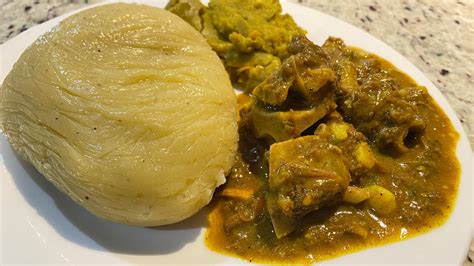 Jamaican Making Fufu For The First Time Plantain And Cassava Fufu