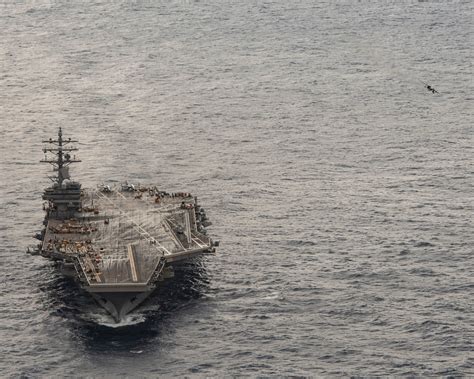 Japan Based Carrier Uss Ronald Reagan Wraps Up Record Patrol Nimitz In