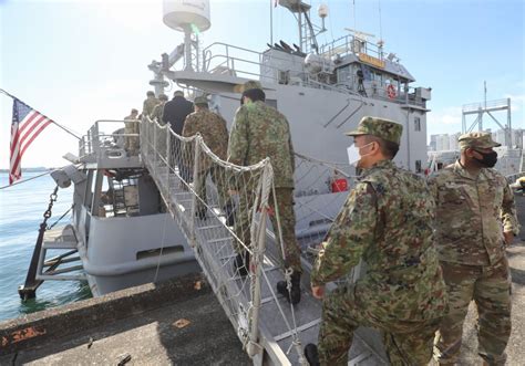 Japanese Partners Tour Us Army Vessel To Better Understand Capabilities