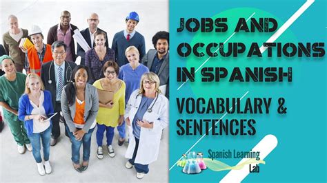 Jobs And Occupations In Spanish Vocabulary Sentences Youtube