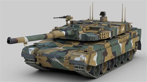 K2 Black Panther Battle Tank 3D Max