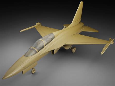 Kai T 50 Golden Eagle 3D Model Rigged Cgtrader