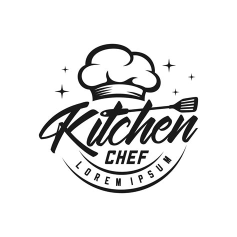 Kitchen Chef Design Logo Template Stock Vector Royalty Free