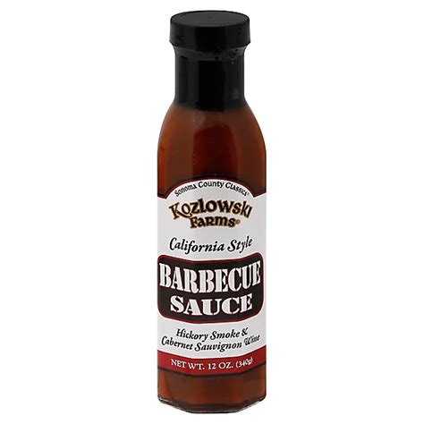 Kozlowski Farms Sauce Barbecue California Style 12 Oz Safeway