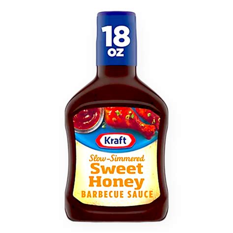 Kraft Bbq Slow Simmered Spicy Honey Barbecue Sauce Dip 510G Shopifull