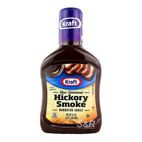 Kraft Hickory Smoke Bbq Sauce 496G Usa Foods