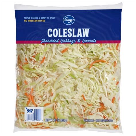 Kroger Coleslaw 16 Oz Baker S