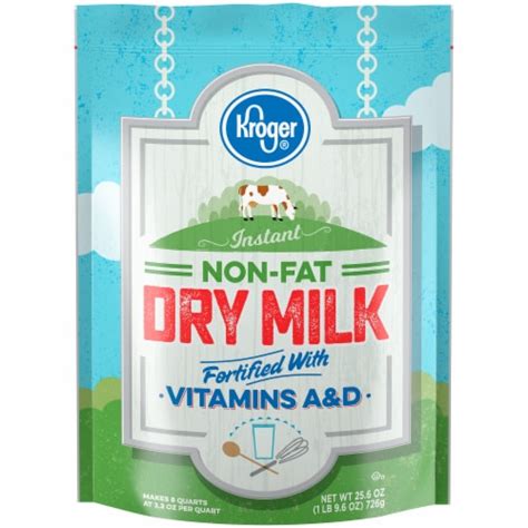 Kroger Instant Non Fat Dry Milk 25 6 Oz Kroger