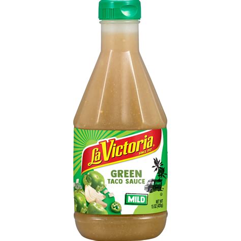 La Victoria Green Taco Sauce Mild 15 Ounce Walmart Com