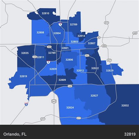 Lake Buena Vista Zip Code Map United States Map