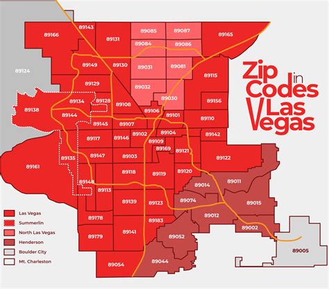 Las Vegas Nv Zip Codes Map