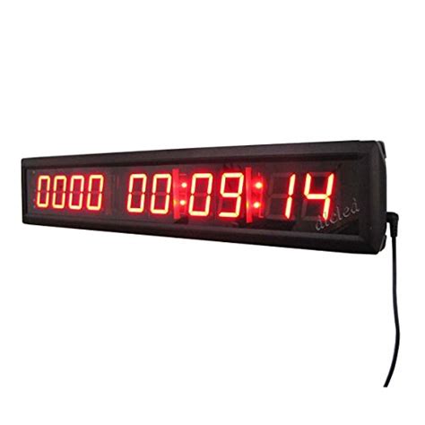 Ledigtal Led Days Countdown Clock Red Color 1 8 Amp 39 10 Digits Count Up To 10000 Days With Hours