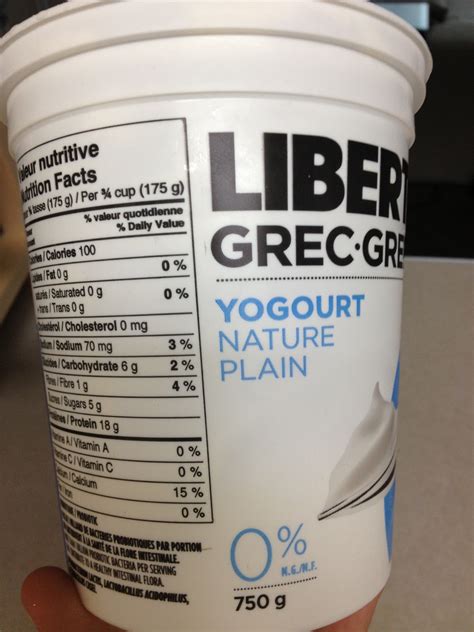 Liberte Greek Yogurt Nutrition Facts Nutrition Ftempo