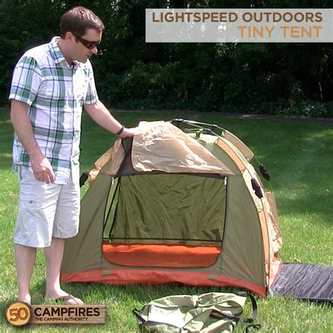 Lightspeed Outdoors Tiny Tent Review 50 Campfires