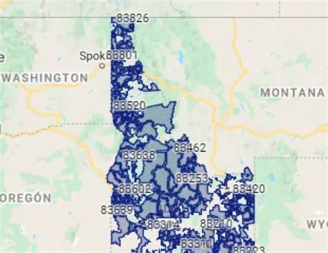 List Of Boise City Zip Codes Complete Rijal S Blog