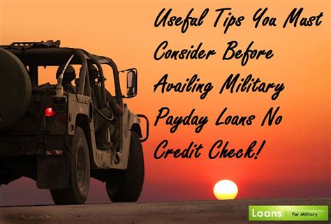 Loans For Military Useful Tips You Must Consider Before Availing