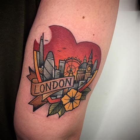 London By Goldsmithtattooer At Parliament Tattoo In London England