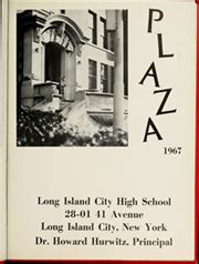 Long Island City High School Plaza Yearbook Long Island City Ny