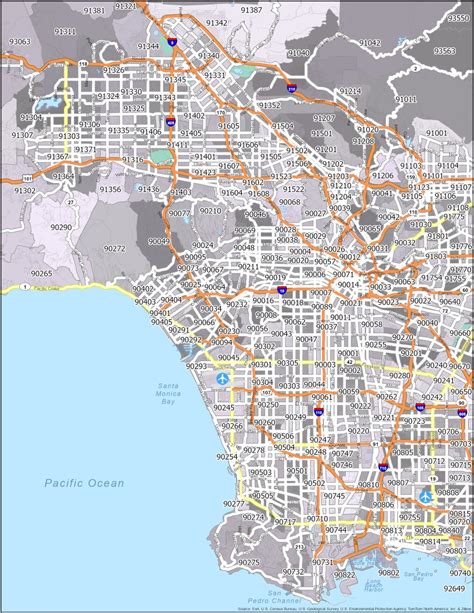 Usa Los Angeles Zip Code - Alert Data