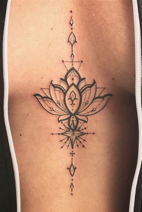 Lotus Sternum Tattoo Tattoo Unterschenkel Sternum Tattoo T Towierungen