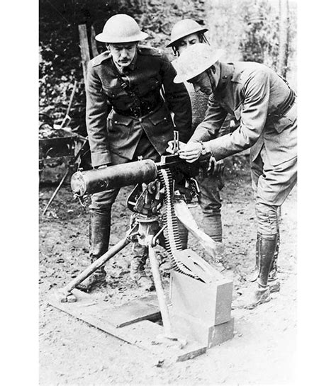 Machine Guns Of Wwi Sadj Commemorates The 100Th Anniversary Of World