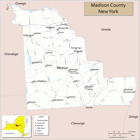 Madison County New York U S