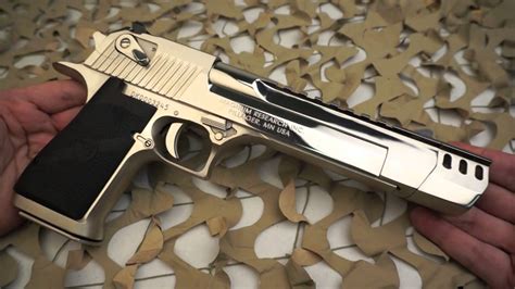 Magnum Research Polished Chrome Compensated Desert Eagle 50Ae Pistol