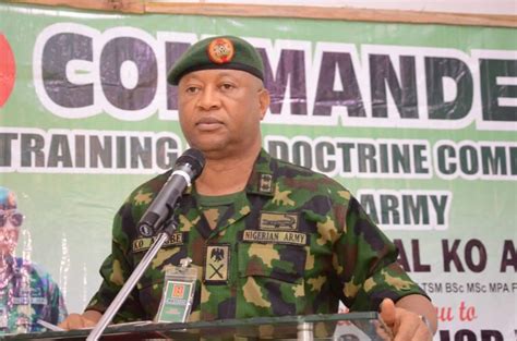 Major General Kevin Aligbe Inaugurates Panel For Captain To Major