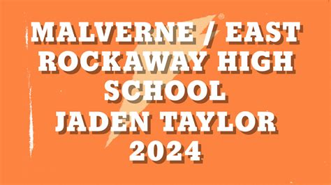 Malverne East Rockaway High School Jaden Taylor Highlights Hudl