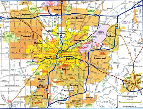 Map Of Dayton Ohio - Alert Data