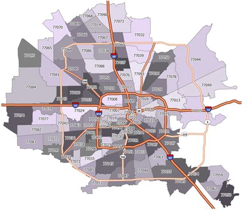 Map Of Houston Area S Distressed And Prosperous Zip Codes Shows Ongoing