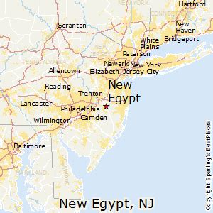 Map Of New Egypt Nj New Jersey