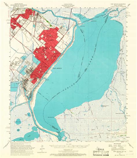 Map Of Port Arthur Texas Draw A Topographic Map