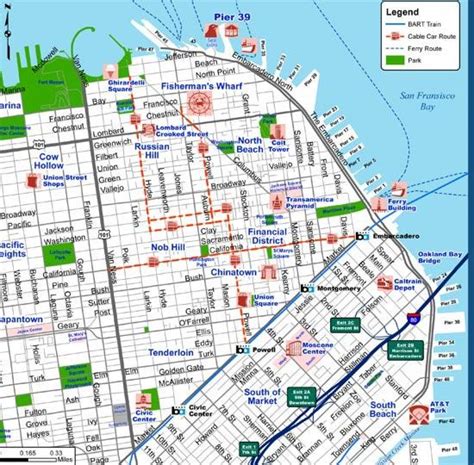 Map Of San Francisco By Neighborhood 16 You Should See California Travel