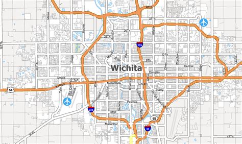 Map Of Wichita Kansas Gis Geography