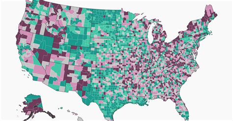 Mapped Where American Income Has Grown The Most Since 1990 Quartz