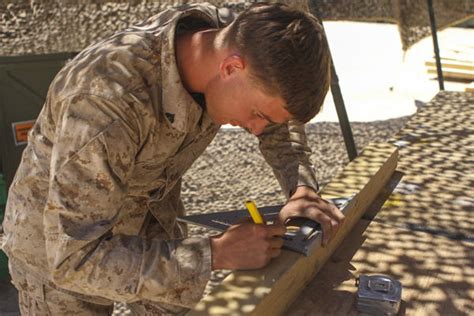 Marine Corps Combat Engineer Practices Job Skills In The Field