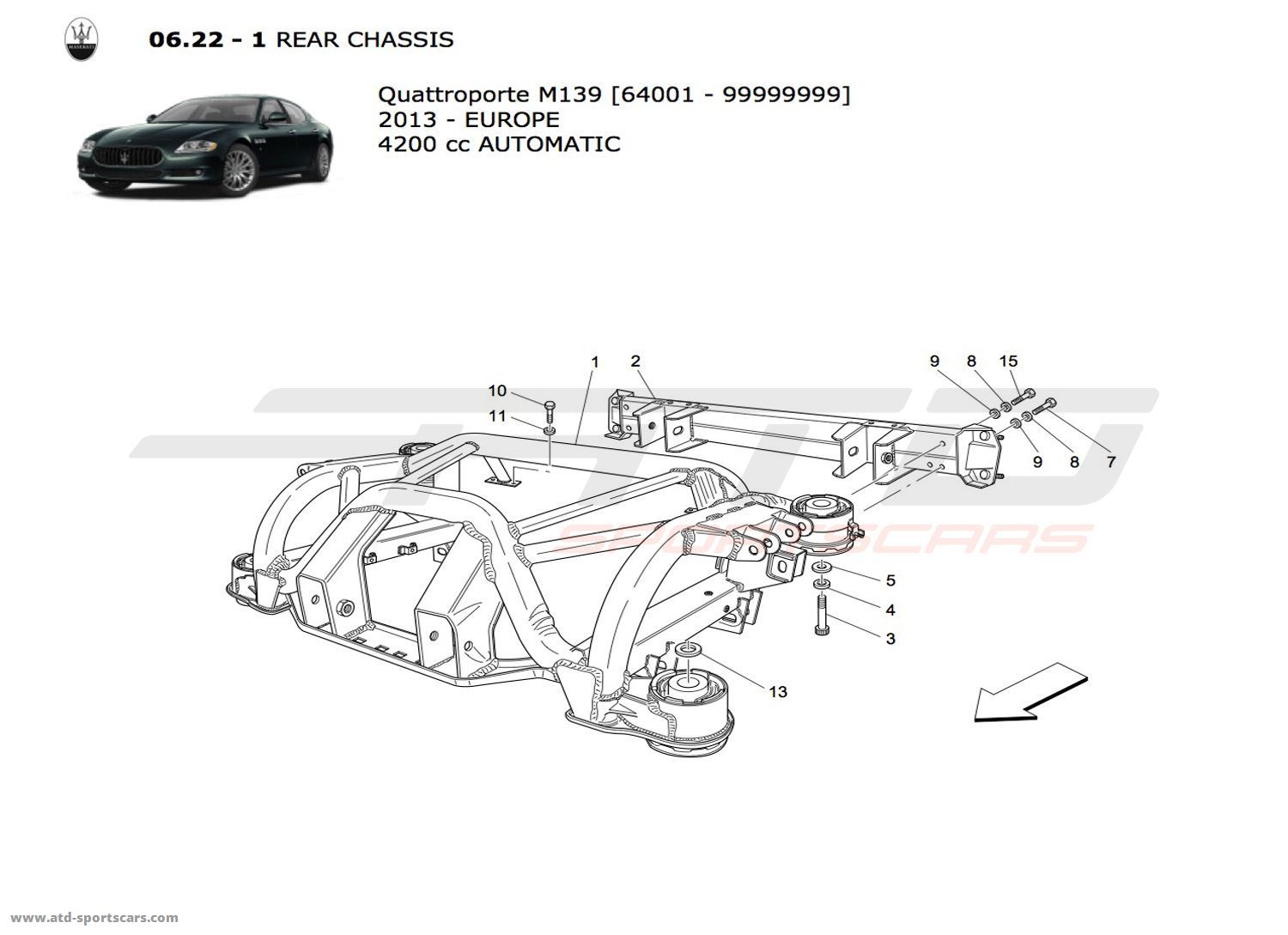 Maserati Quattroporte Chassis Am107 2280 2015 Retromobile