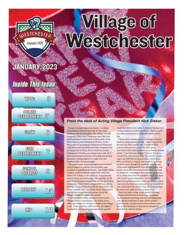 May 2017 Village Of Westchester Newsletter By Village Of Westchester