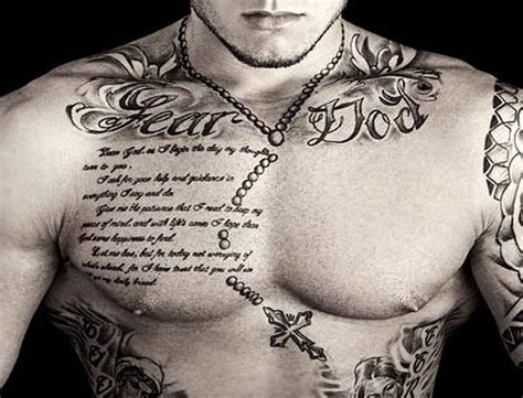 Meaningful Chest Tattoos Quotes For Men