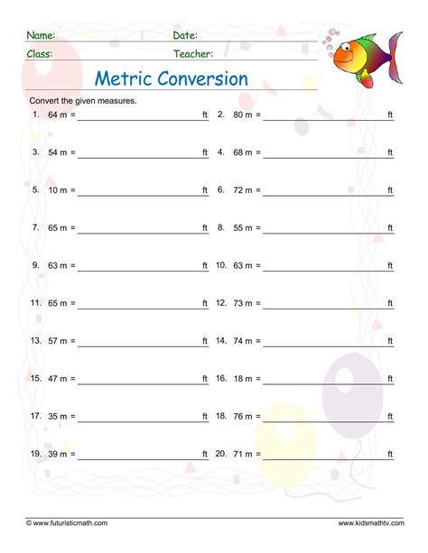 Measurement Math Worksheets Pdf Printable Math Champions