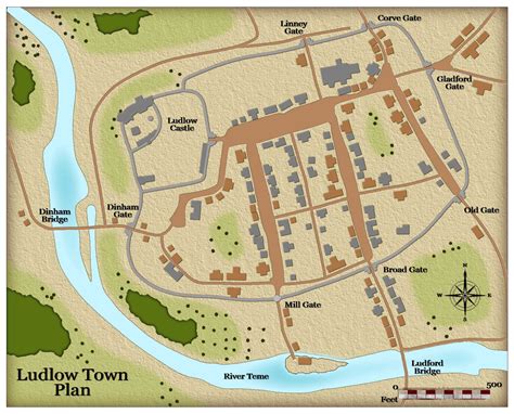 Medieval Village Layout