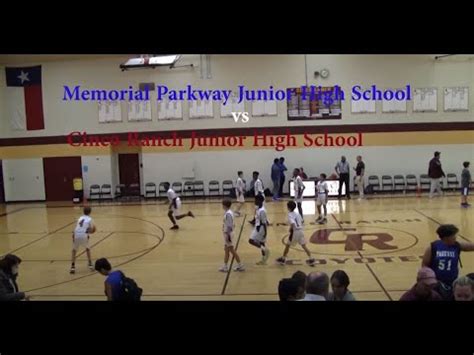 Memorial Parkway Junior High School Vs Cinco Ranch Junior High School