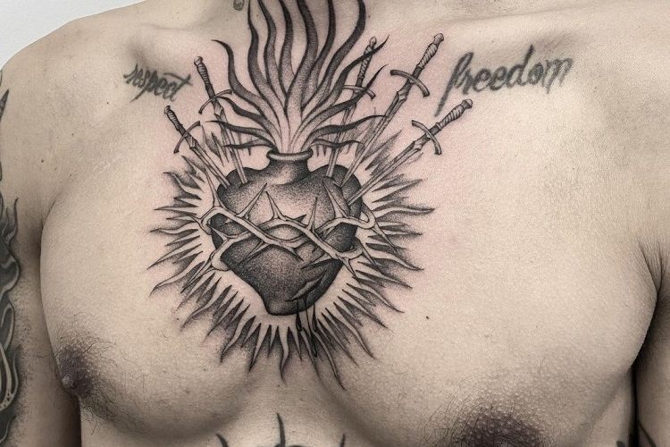 Men's Chest Tattoo Ideas