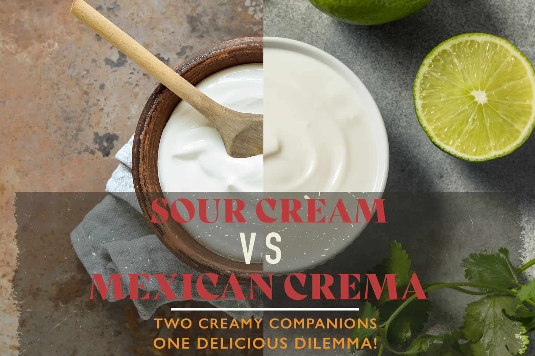 Mexican Crema Vs Sour Cream Spiceography Showdown