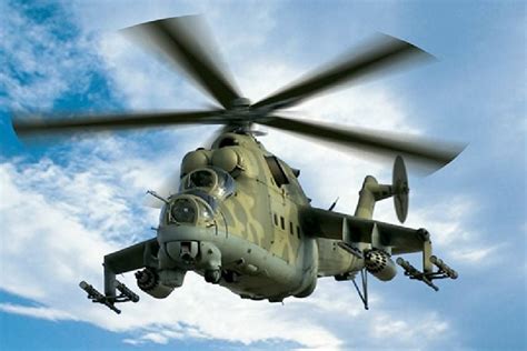 Mi 24 Attack Helicopters Selected As Carriers Of Barrier V Atgm System